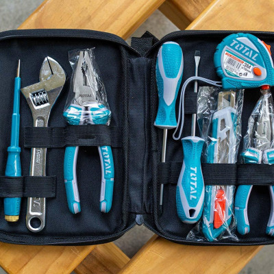 BỘ 8 DỤNG CỤ CẦM TAY TOTAL THKTHP90086 - HÀNG CHÍNH HÃNG