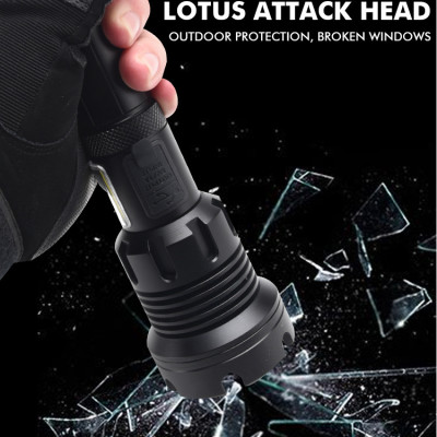 Đèn pin sạc cầm tay siêu sáng Terino T74 (chống nước) - Hàng Chính Hãng