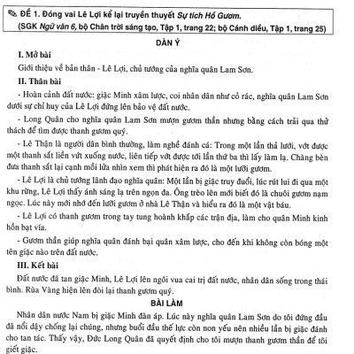 270 Đề Và Bài Văn Hay 6 (Dùng Chung Cho Các Bộ SGK Hiện Hành) (HA)