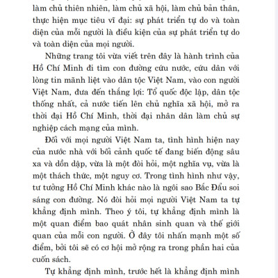 Hồ Chí Minh và con người Việt Nam trên con đường dân giàu,nước mạnh