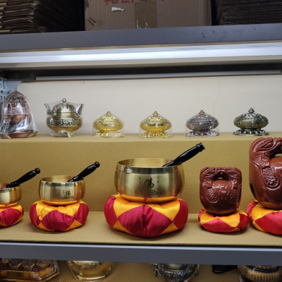 Chuông, mõ Đài Loan đồng vàng cao cấp