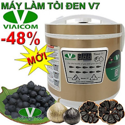 Máy làm tỏi đen Viaicom V7 màu vàng – Công nghệ Nhật – 2021 –  Hàng chính hãng
