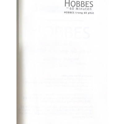Những Nhà Tư Tưởng - Hobbes Trong 60 Phút - Vanlangbooks