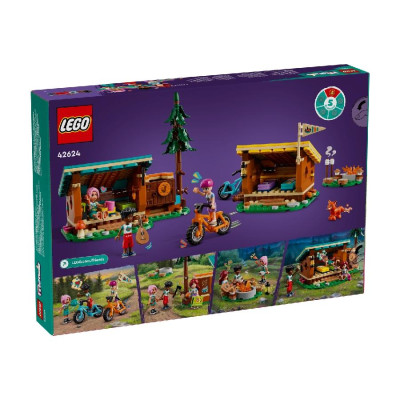 LEGO FRIENDS 42624 Đồ Chơi Lắp Ráp Nhà Gỗ Cắm Trại (437 chi tiết)