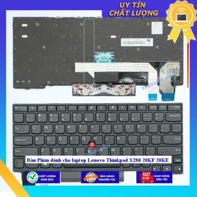 Bàn Phím dùng cho laptop Lenovo Thinkpad X280 20KF 20KE  - KHÔNG ĐÈN - Hàng Nhập Khẩu New Seal