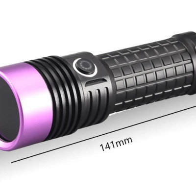 Đèn pin sạc cầm tay tia cực tím (UV) cao cấp Terino D3000-UV  (365nm, 60W)- Hàng chính hãng