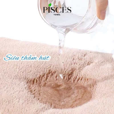 Khăn Ủ Áo Choàng Tắm PISCES TOWEL Có Mũ Cho Bé Hình Vịt Donan Ngộ Nghĩnh Mềm Mại Thấm Hút Tốt