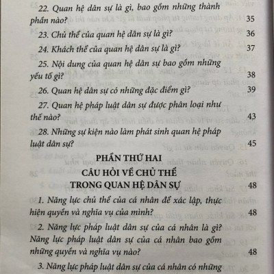 Câu hỏi thường gặp trong lĩnh vực dân sự
