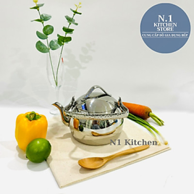 Ấm inox cao cấp Korkmaz Tombik - Hàng Chính Hãng