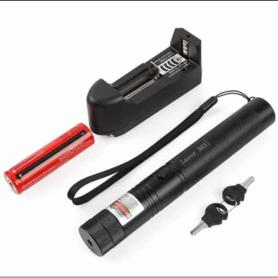 Đèn Pin Laser - 303 PaKaSa LS được tặng kèm pin và sạc - Hàng Chính Hãng 