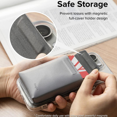 Ví kiêm giá đỡ RINGKE Stand Wallet / Pocket Magnetic - Hàng Chính Hãng