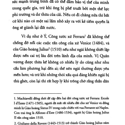 Quân Vương – Thuật Cai Trị