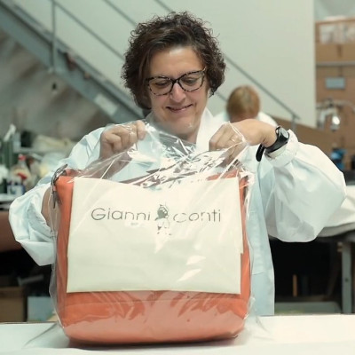 Thắt Lưng Da Nữ Gianni Conti Italy VP0118BLA  - Đen