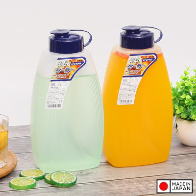 Bộ 2 bình nhựa có nắp đậy chịu nhiệt cao cấp với dung tích 2000ml - Hàng Nội Địa Nhật