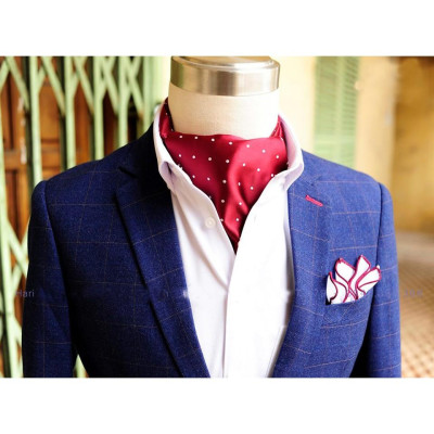 Khăn Ascot cổ điển - Khăn quàng trong áo sơ mi - New Collection