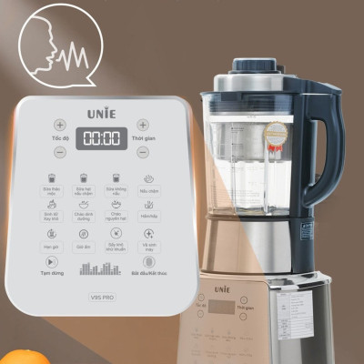 Máy làm sữa hạt Unie V9S PRO, xay nấu đa năng,  dung tích 1.75L,công suất 1800W ,động cơ thế hệ mới siêu êm, Bảo hành 2 năm hàng chính hãng