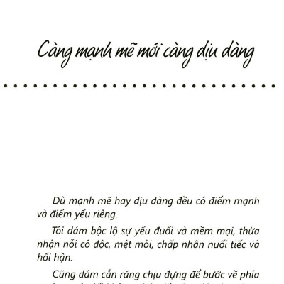 Sách - Càng Mạnh Mẽ, Càng Dịu Dàng (Tái Bản 2025)