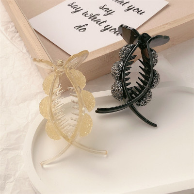 Kẹp Tóc Càng Cua Kết Ngọc Cỡ Lớn, Búi Tóc Siêu Xinh, Kẹp Tóc Dài