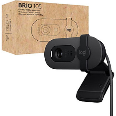 Webcam Logitech Brio 105 Full HD  - hàng chính hãng