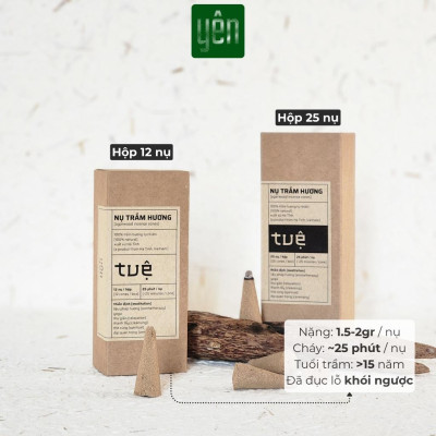 Nụ Trầm Hương Yên Loại Tuệ Sạch Tự Nhiên Ít Khói An Toàn Dùng Thiền Thờ Cúng Thư Giãn