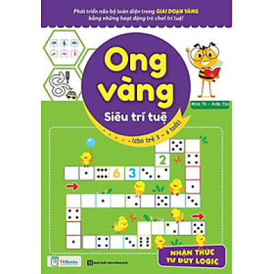 Ong Vàng Siêu Trí Tuệ Cho Trẻ 3-6 Tuổi – Nhận Thức, Tư Duy Logic