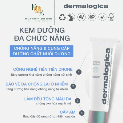 Kem Chống Nắng kích hoạt bằng ánh sáng PRISMA PROTECT của Dermalogica - Dolly Beauty