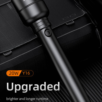 Đèn pin cầm tay Superfire Y16 - Thiết kế đơn giản nhưng độ sáng cao phù hợp công tác tuần tra,bảo vệ