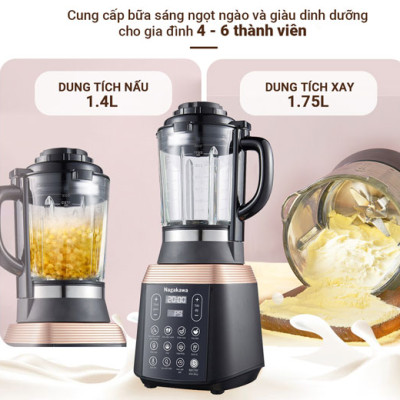 Máy làm sữa hạt đa năng Nagakawa NAG0815 - Hàng chính hãng
