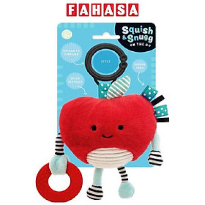 Móc Treo Nhồi Bông Quả Táo - Squish And Snugg On The Go Apple