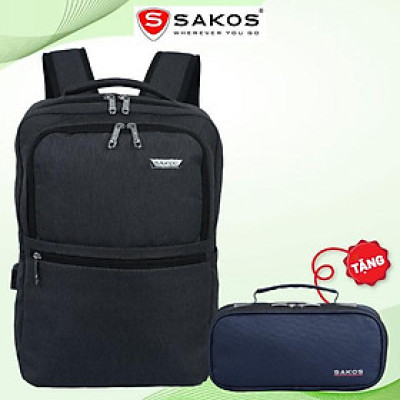 Ba Lô Laptop Agatha - 15.6 Inch - Sakos SBV155GYNG00 - Màu Xám