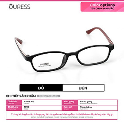 Gọng kính nhựa 68124 thời trang nam nữ siêu nhẹ siêu bền OURESS