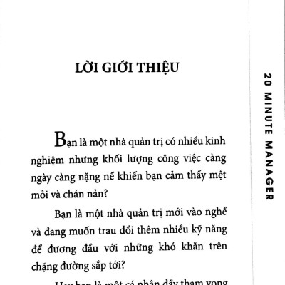 20 Phút Hội Họp Hiệu Quả (20 Minute Manager)