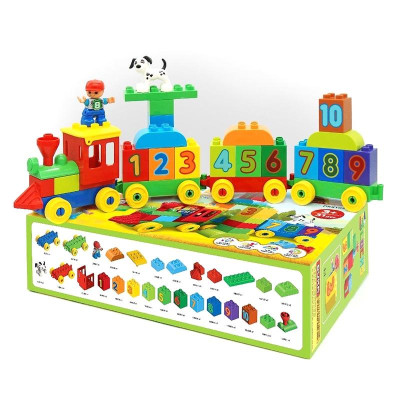 Đồ Chơi Ghép Hình Đoàn Tàu Chữ Số Gồm - DK81021 (31 Chi Tiết)