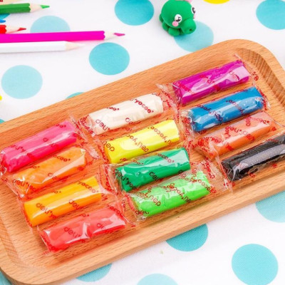 Đất nặn nhiều màu Deli Chất liệu an toàn có khuôn kèm 12 màu 01 hộp nhựa có quai xách đồ chơi sáng tạo cho bé