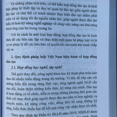 Hợp đồng trong lĩnh vực lao động