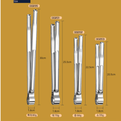 Hàng chính hãng: Kẹp thực phẩm inox GGOMi Hàn Quốc cỡ XXL GG220, lưỡi 30cm. Dùng để kẹp thực phẩm, nướng thịt...