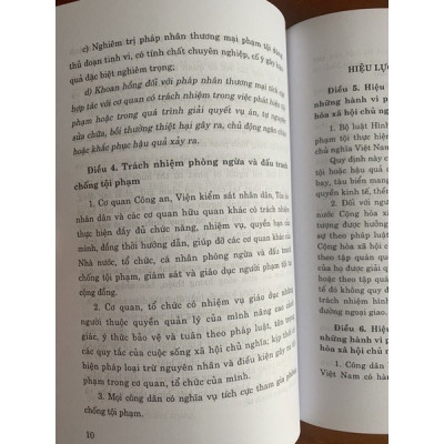 Bộ Luật Hình Sự Hiện Hành (Bộ Luật Năm 2015, Sửa Đổi, Bổ Sung Năm 2017)