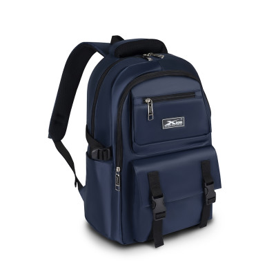 Balo học sinh chống nước tiện lợi Xbags Dark Blue Xb 3202