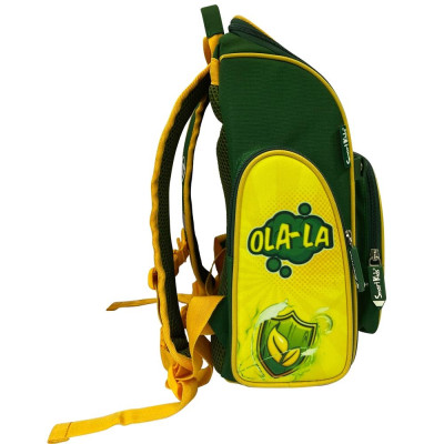 Ba Lô Học Sinh Chống Gù Smart Kids - Wood Super Team - Xanh Lá - B-010