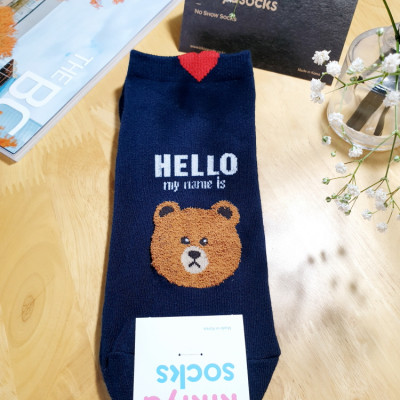 Tất vớ nữ cổ ngắn hình thú Kikiya cao cấp Hàn Quốc W-A-007