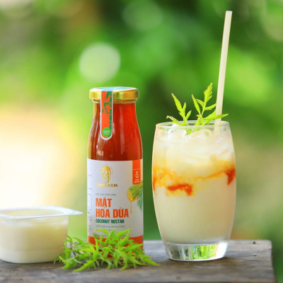 Mật hoa dừa Sokfarm - Vị ngon ngọt, An toàn cho trẻ nhỏ, bổ sung nhiều năng lượng