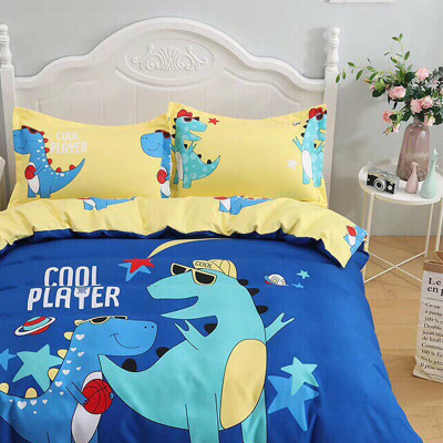 Bộ drap và vỏ chăn cotton Classic Kid VCK2006 ( 4 món )