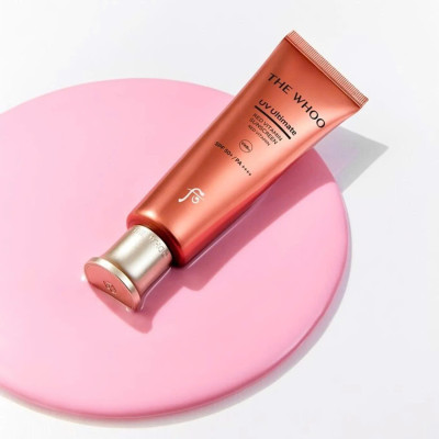 Set Tinh Chất Chống Nắng Chống Lão Hóa Làm Dịu Da The Whoo UV Ultimate Red Vitamin Suncreen SPF 50+/PA++++ 50ml