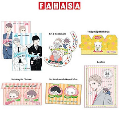 Sách - Bộ Manga - Sếp Mới Của Tôi Ngố Quá Đi Thôi - Tập 1 + Tập 2 (Bộ 2 Tập) - Tặng Kèm 2 Standee Bập Bênh + 1 Leaflet + 1 Set Acrylic Charm + 1 Set Bookmark Nam Châm + 1 Thiệp Gấp Hình Bùa