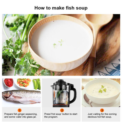 Máy xay và làm sữa hạt đa năng thương hiệu cao cấp Biolomix H5300 - Công suất 1500W - HÀNG NHẬP KHẨU 