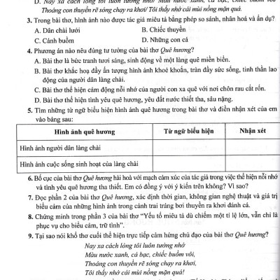 Phát triển kĩ năng đọc - hiểu và viết văn bản theo thể loại ngữ văn 9 (Chân trời sáng tạo)