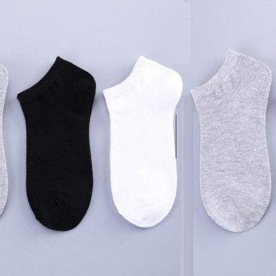 Combo 03 đôi Tất nam nữ, vớ nam nữ cổ ngắn màu ngẫu nhiên A175V