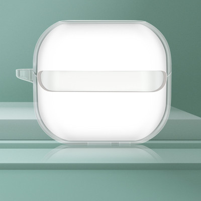 Bao case TPU trong suốt cho Samsung Galaxy Buds 3/ Buds 3 Pro kèm móc treo_ Hàng chính hãng