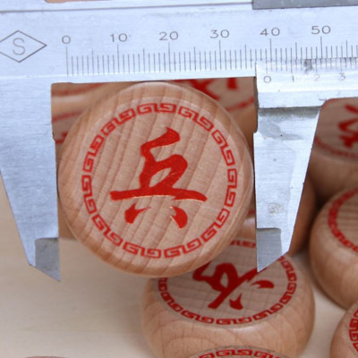 Cờ tướng bằng gỗ tự nhiên - 40 x 35 cm - Quân đường kính 3,9cm - Chính hãng dododios