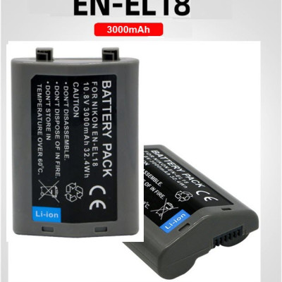 ROGTZ - Pin Lithium-Ion EN-EL18 3000mAh Cho Máy Ảnh Nikon Z9, D4, D4S, D4X, D810 Điện áp 10.8V Dung lượng cao Tiêu chuẩn Nikon Hiệu suất cao Độ bền cao An toàn Ổn Định - Hàng Chính Hãng
